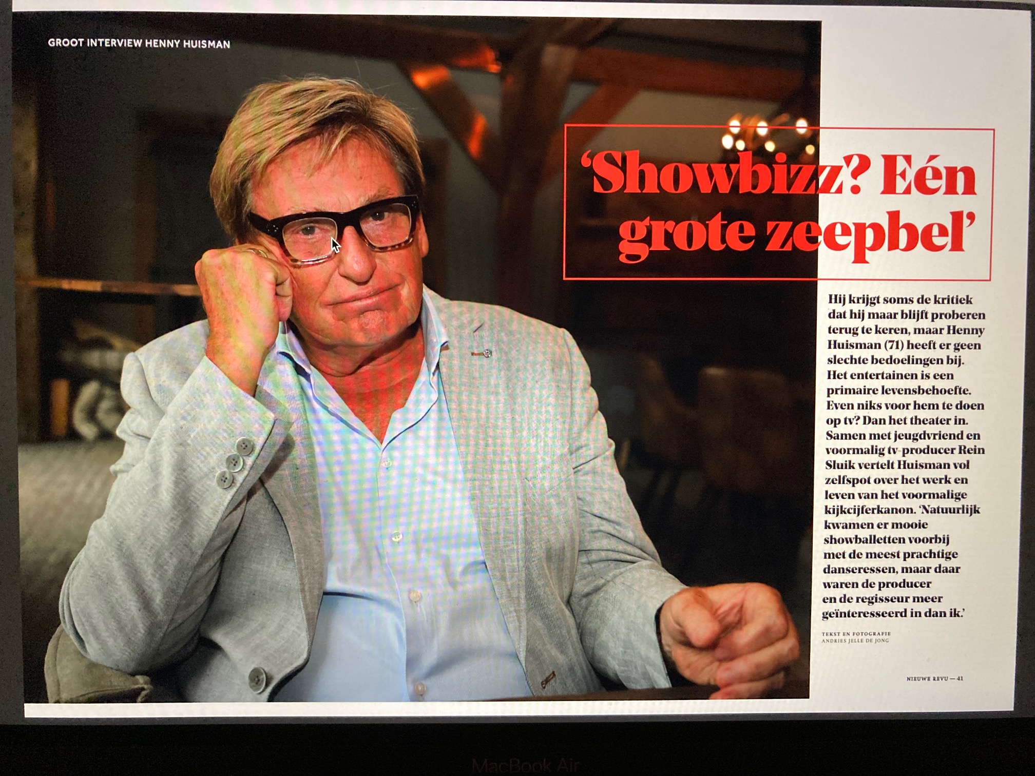 Henny in Nieuwe Revu