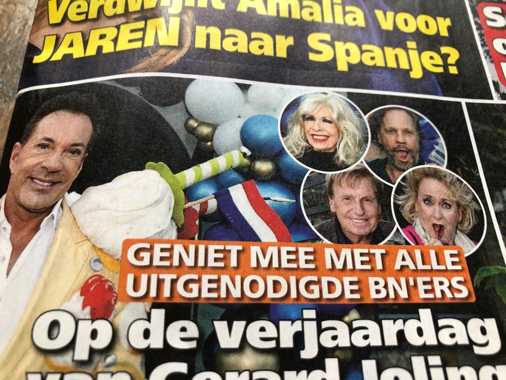 Story: Henny was op de 63e verjaardag van Gerard Joling