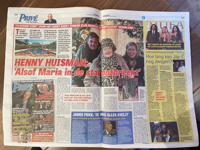 Henny in Privé en Telegraaf